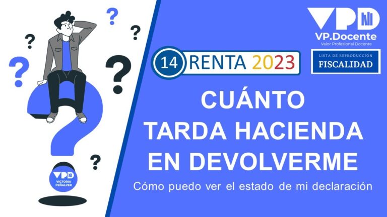 que tiempo tarda hacienda en hacer la devolucion