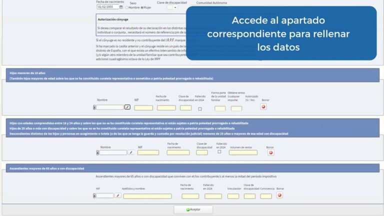 que vinculacion poner en la declaracion de la renta