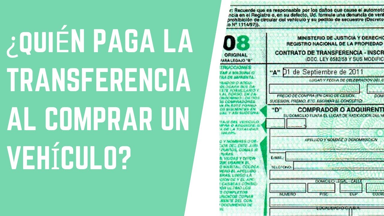 quien paga la transferencia de un coche en españa