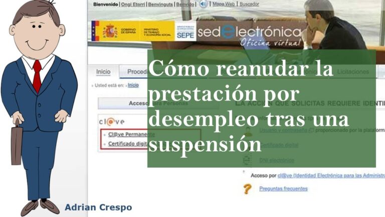 reanudar la prestacion de desempleo por internet