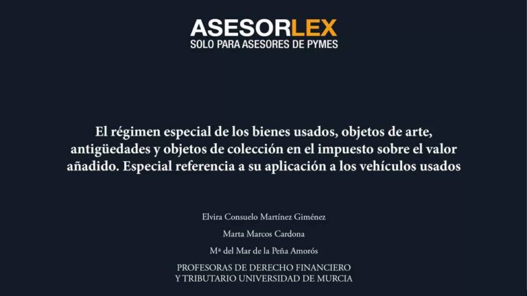 regimen especial de bienes usados contabilidad