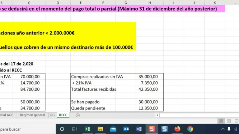régimen especial del criterio de caja para el iva