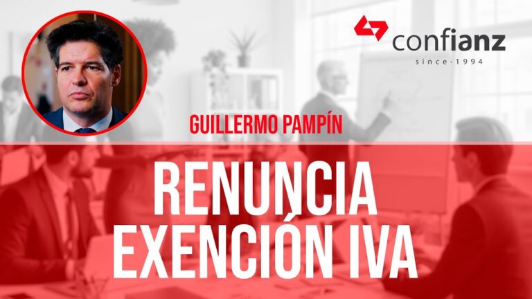 renuncia a la exencion de iva con inversion del sujeto pasivo