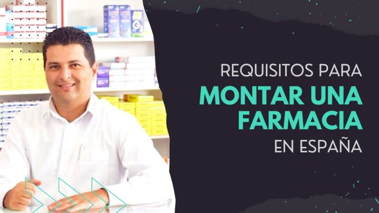 requisitos para montar una farmacia en españa