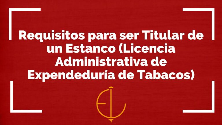 requisitos para poner un estanco y loterias