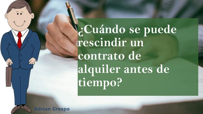 rescindir contrato alquiler local antes de tiempo por el propietario