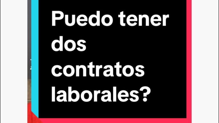 se puede tener dos contratos de trabajo en la misma empresa