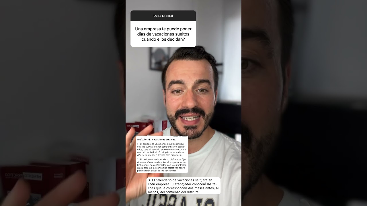 se pueden coger dias sueltos de vacaciones