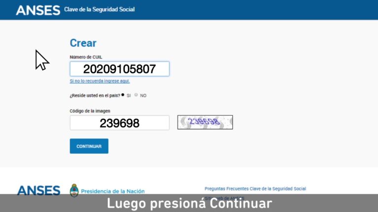 seguridad social usuario y contraseña