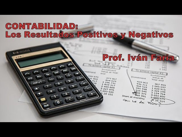 si el resultado del ejercicio es negativo