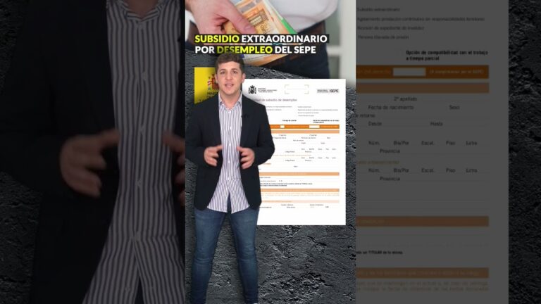 si se te acaba el paro tienes subsidio