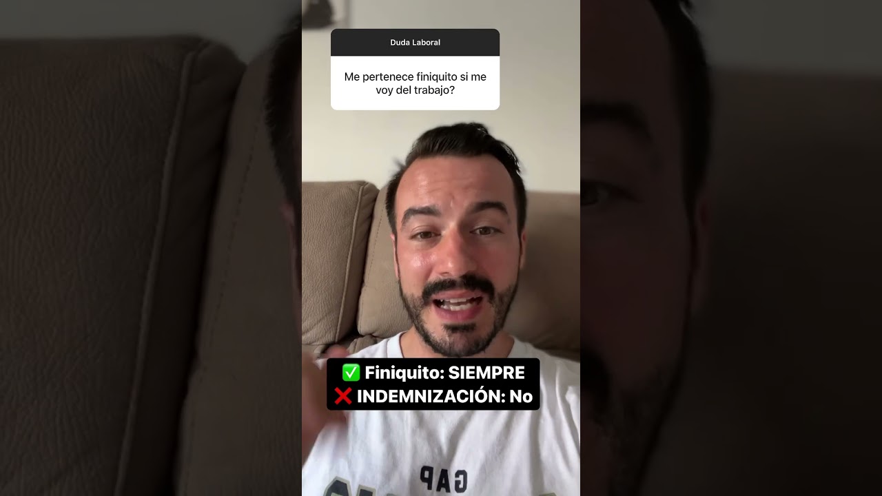 si te vas de un trabajo te pertenece finiquito