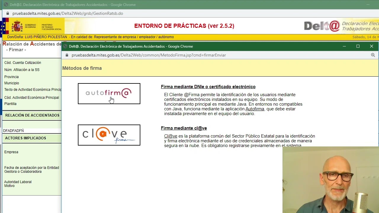 sistema delta parte de accidente sin baja