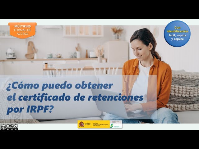 solicitar certificado de retenciones e ingresos a cuenta del irpf