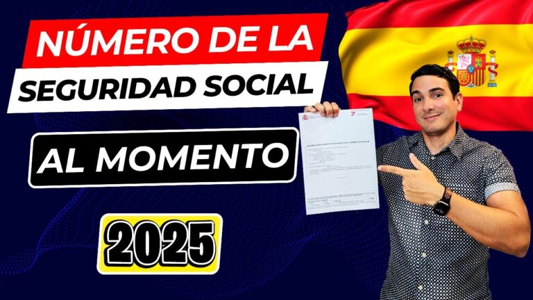 solicitar numero de la seguridad social con nie