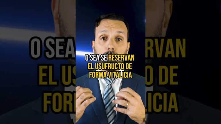 soy usufructuario de la casa de mis padres