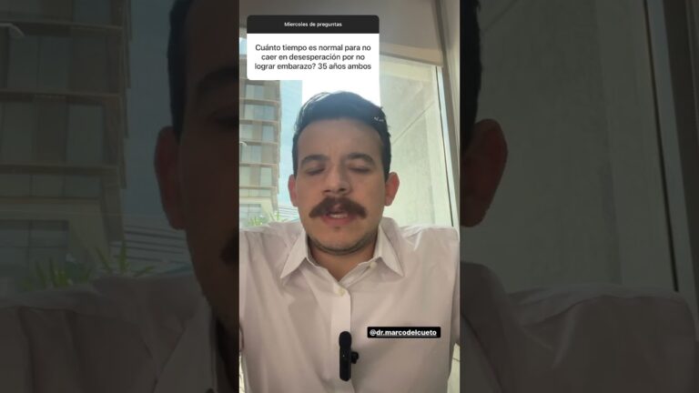 tengo 35 años y no me quedo embarazada