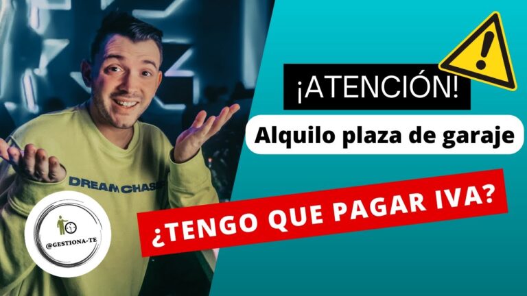 tengo que declarar el alquiler de una plaza de garaje