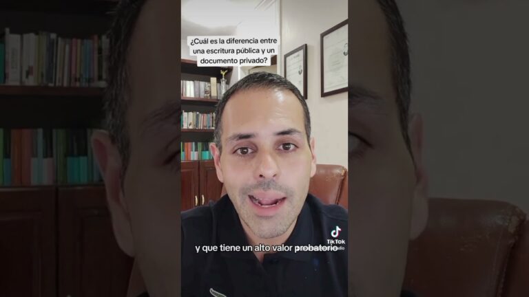 una escritura es un documento publico o privado