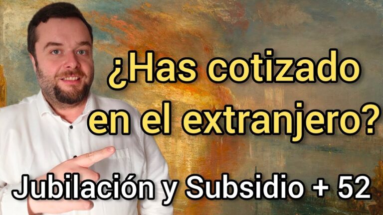 valen los años cotizados en el extranjero